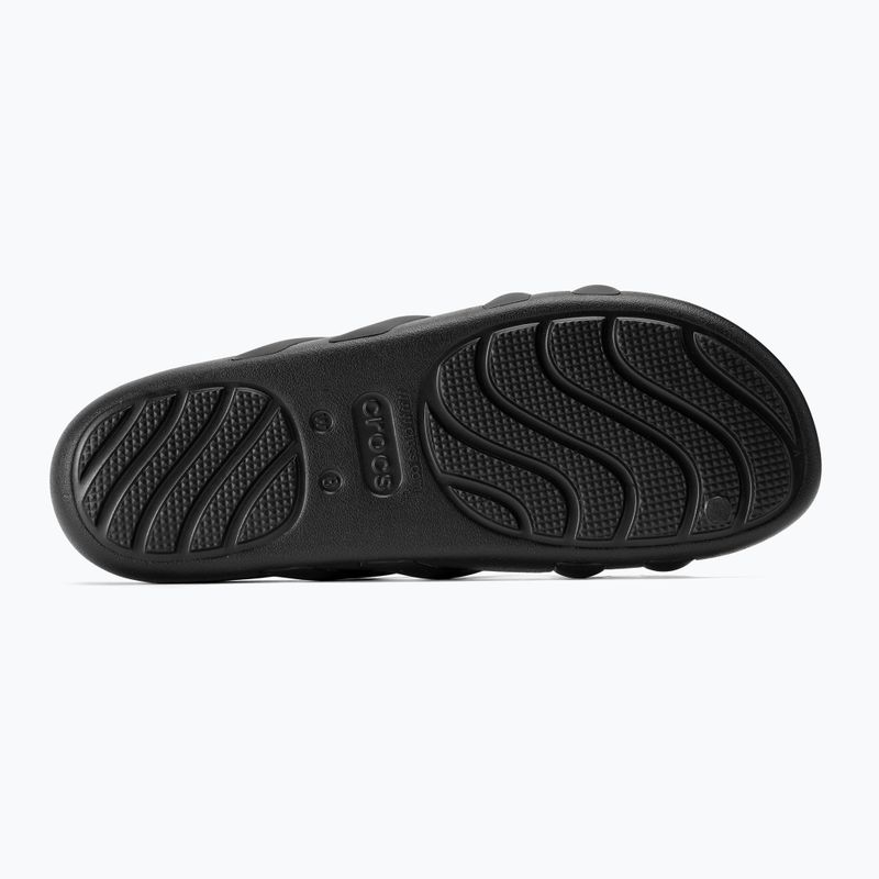 Crocs Splash Strappy Sandal donna nero 5