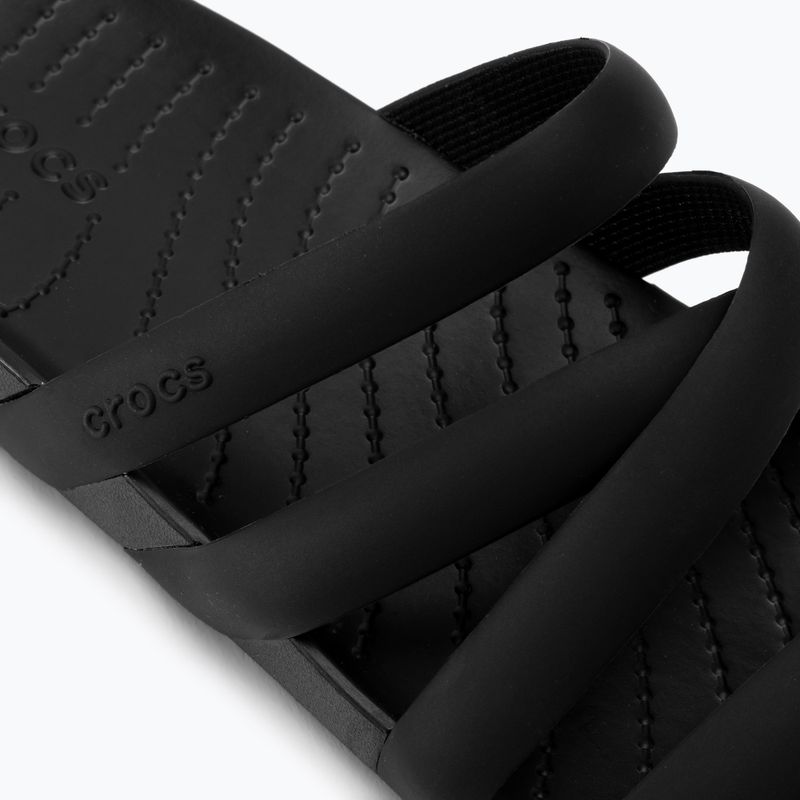 Crocs Splash Strappy Sandal donna nero 8