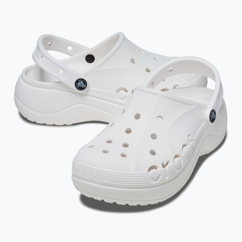 Crocs Baya Platform Clog bianco 14