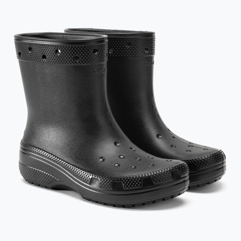 Crocs Classic Rain Boot nero da uomo 4