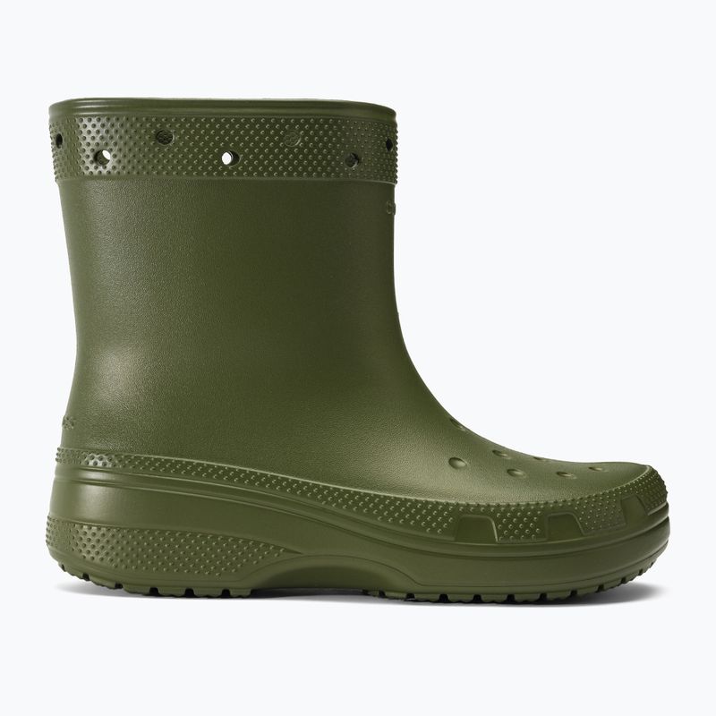 Crocs Classic Rain Boot verde militare per uomo 2