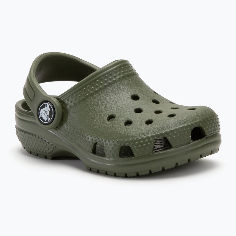 Crocs Classic Clog Infradito per bambini verde militare 2