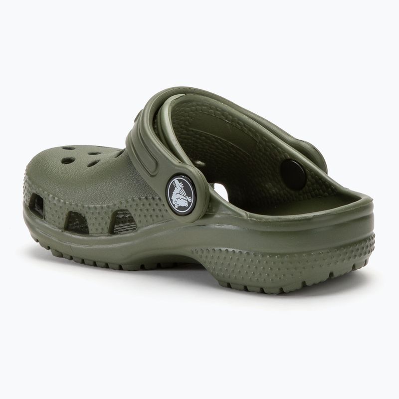 Crocs Classic Clog Infradito per bambini verde militare 4