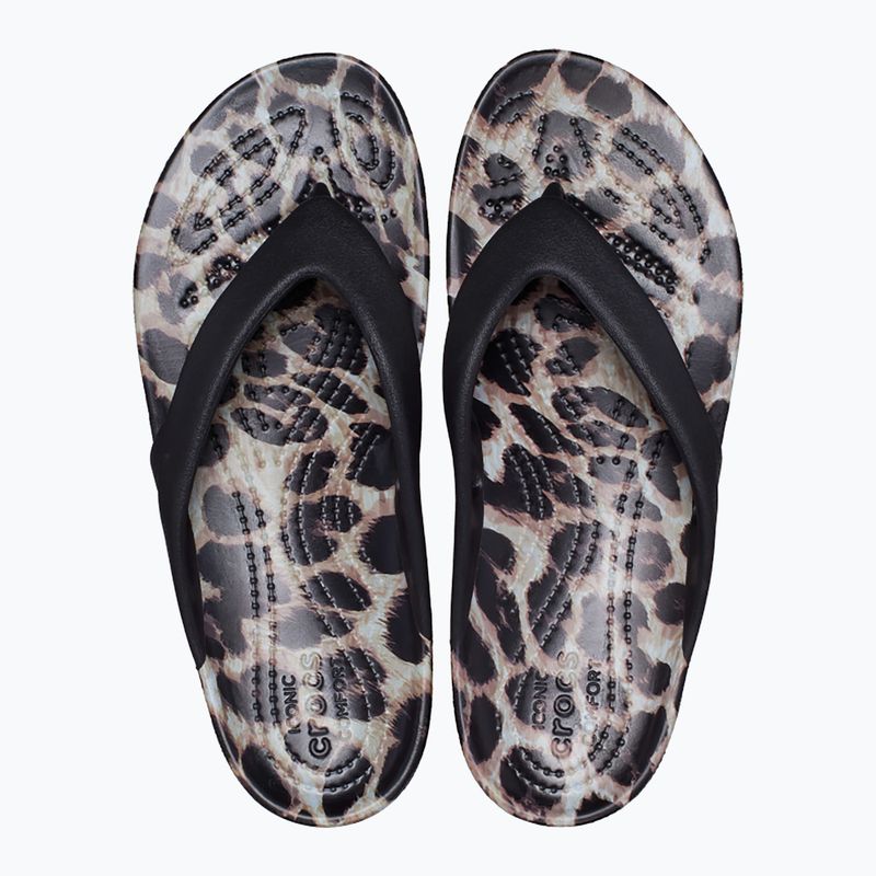 Infradito Crocs Kadee II Graphic donna nero/multi animale 11