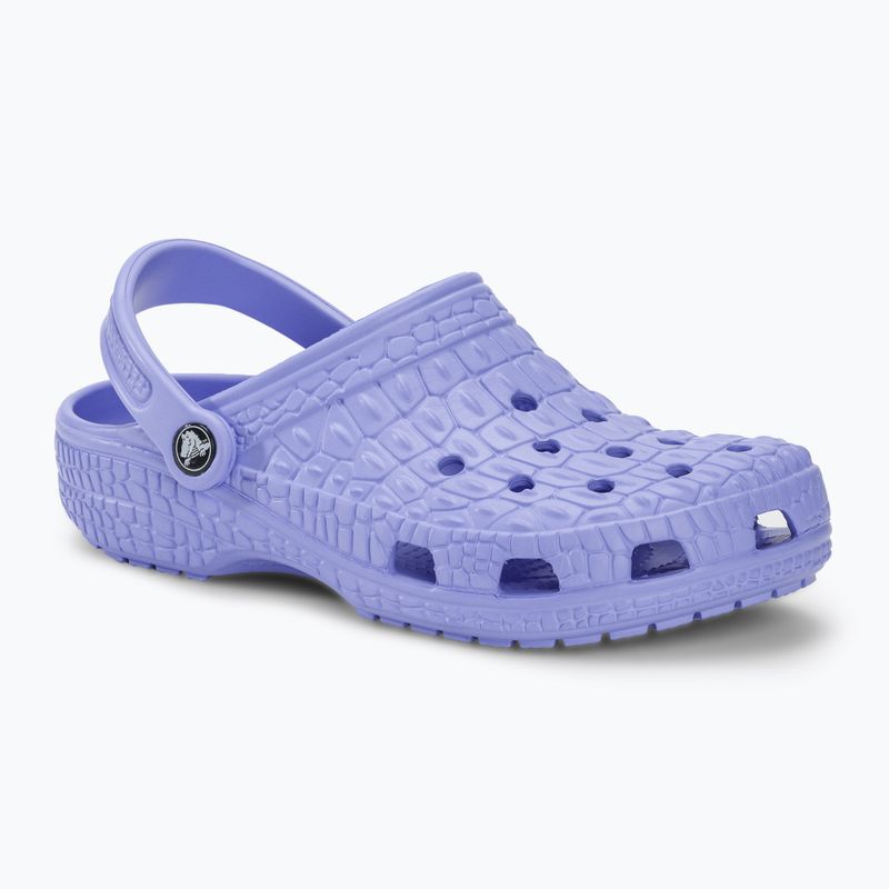 Infradito Crocs Classic Crocskin moon jelly 2