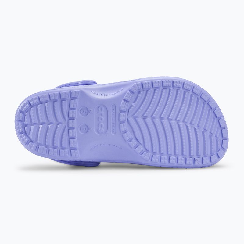 Infradito Crocs Classic Crocskin moon jelly 5