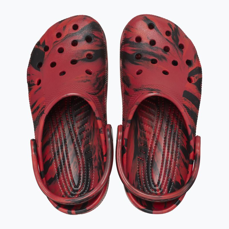 Crocs Classic Marbled Clog pepe/nero infradito 12