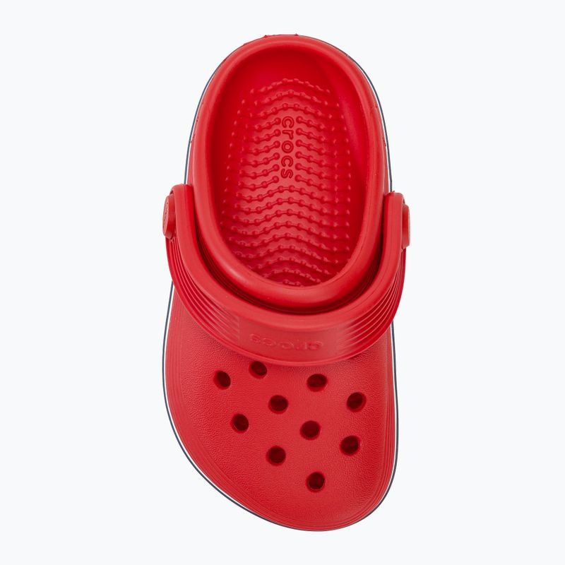 Infradito Crocs Crocband Clog T flame per bambini 6
