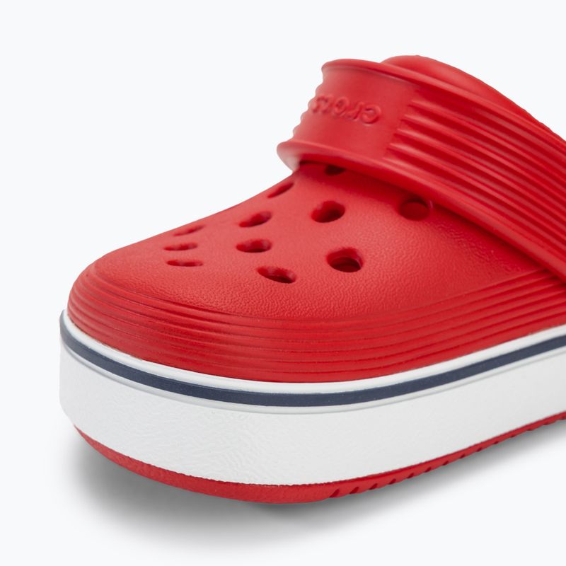 Infradito Crocs Crocband Clog T flame per bambini 8