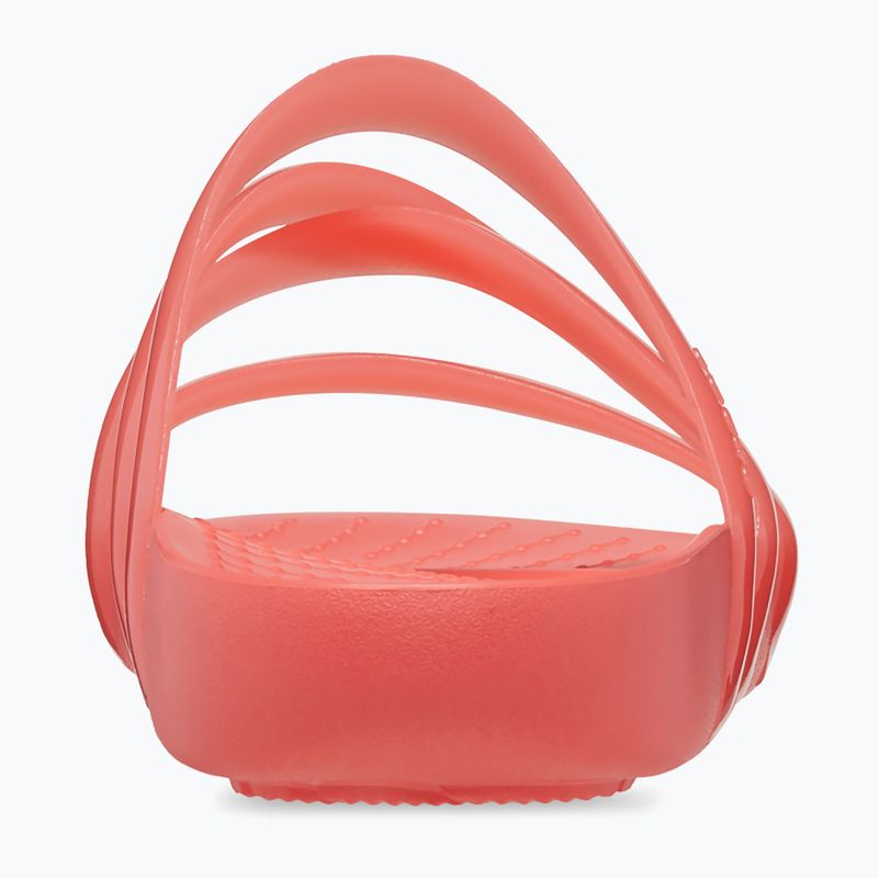 Infradito Crocs Splash Glossy Strappy da donna, anguria neon 10