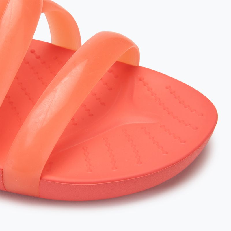Infradito Crocs Splash Glossy Strappy da donna, anguria neon 7