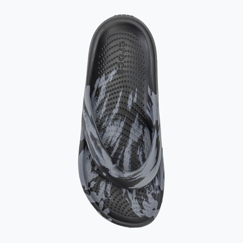 Infradito Crocs Mellow Marbled Recovery nero/carbonio 5