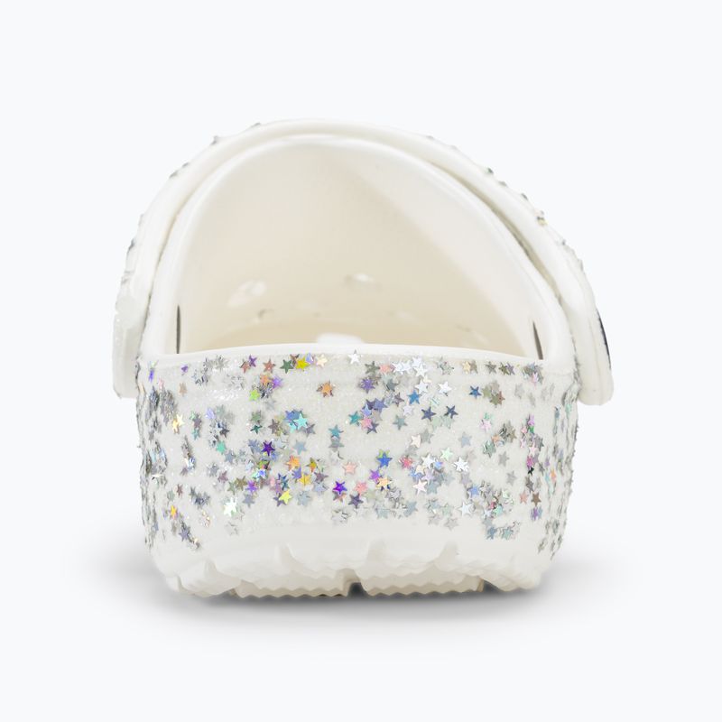 Crocs Classic Starry Glitter infradito bianche per bambini 7