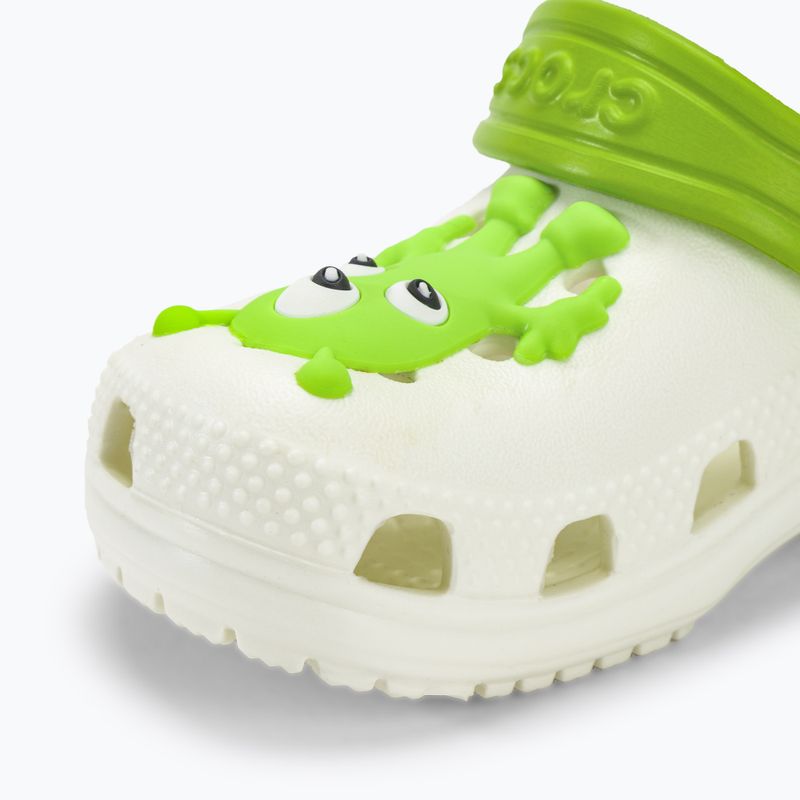 Infradito Crocs Classic Glow Alien multicolore per bambini 8