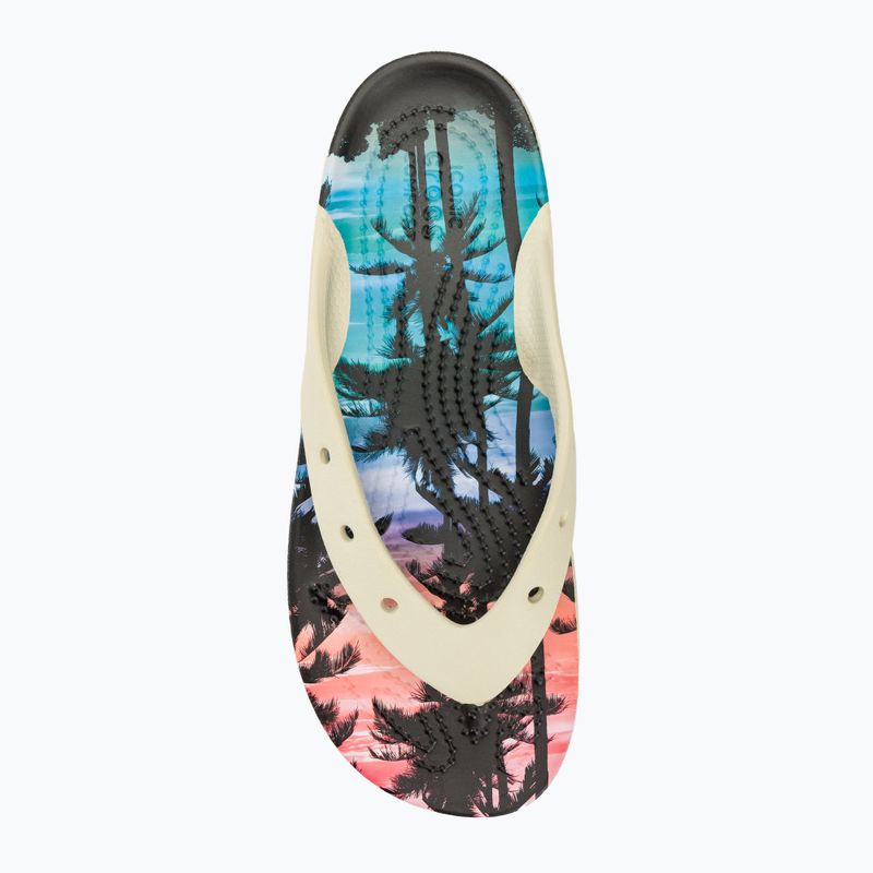 Infradito Crocs Classic Platform Retro Resort Donna osso/multi 5