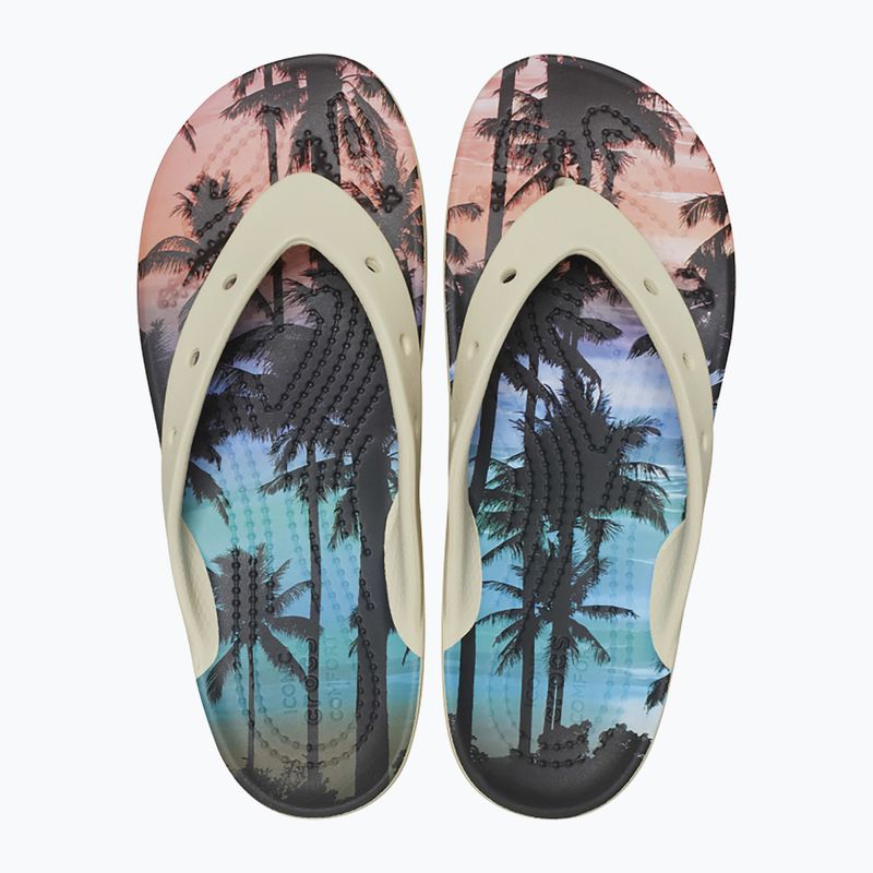 Infradito Crocs Classic Platform Retro Resort Donna osso/multi 11