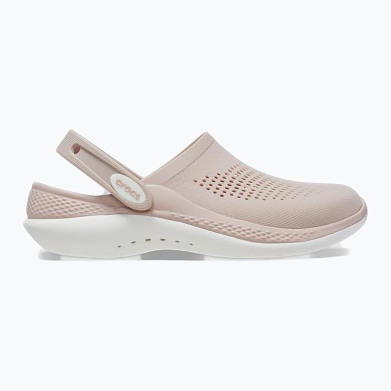 Ciabatte Crocs LiteRide 360 Clog rosa argilla/bianco da donna 2
