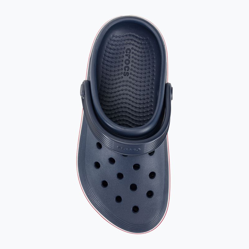 Crocs Crocband Clean Of Court Clog 208477 navy/pepe infradito per bambini 7