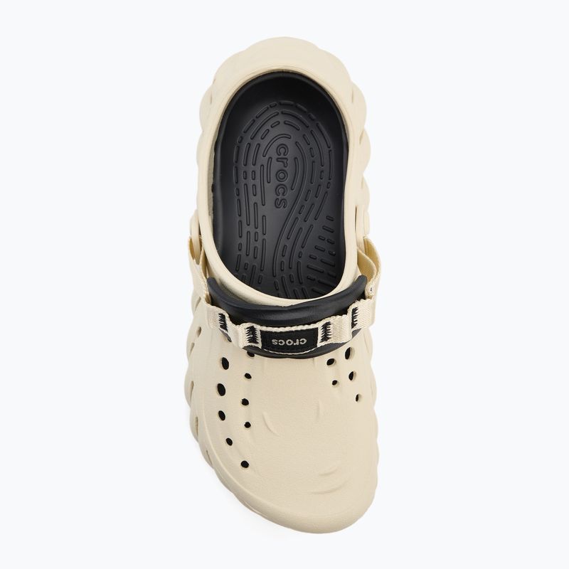 Ciabatte Crocs Echo Clog osso/nero 6