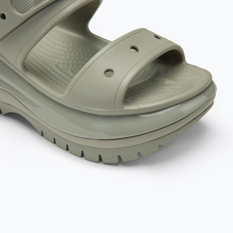 Sandali Crocs Mega Crush elefante grigio da donna 8