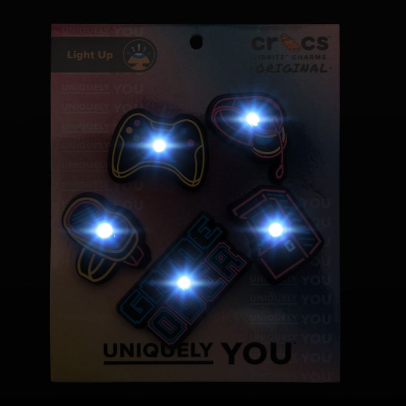 Spille Crocs Lights Up Neon Gamer lights up neon gamer 5 pack 2