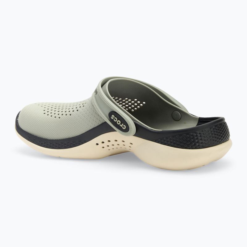 Crocs LiteRide 360 Clog Ciabatte elefante/nero 4