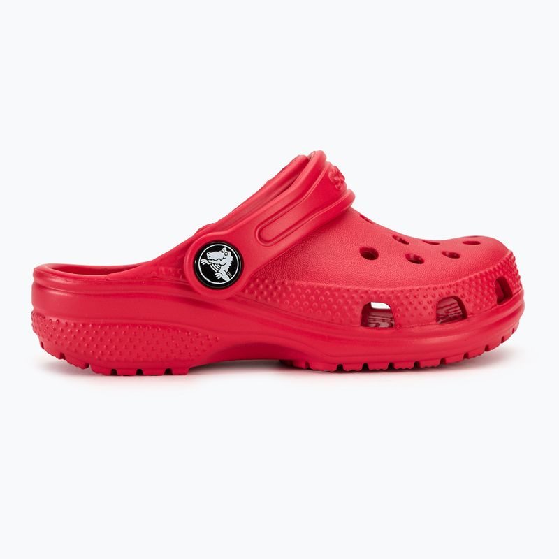 Crocs Classic Clog T infradito per bambini rosso varsity 3