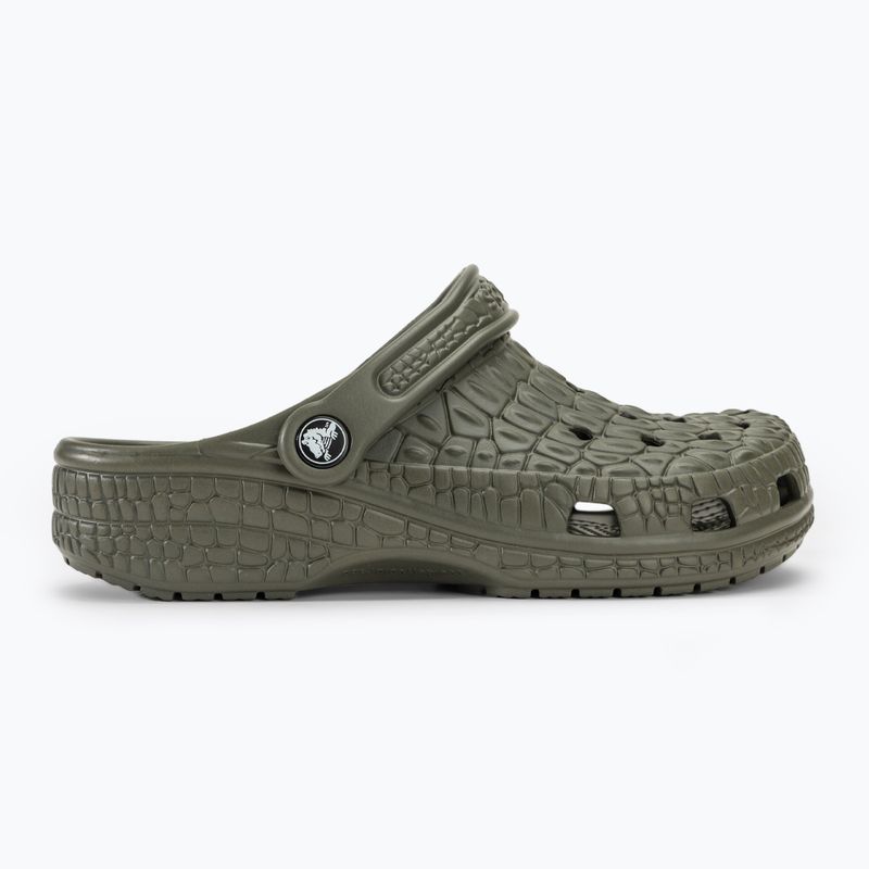 Infradito Crocs Classic Crocskin oliva polveroso 3