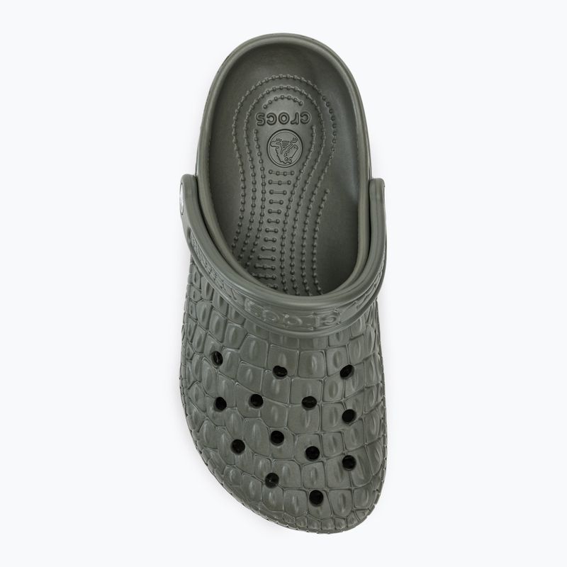 Infradito Crocs Classic Crocskin oliva polveroso 6