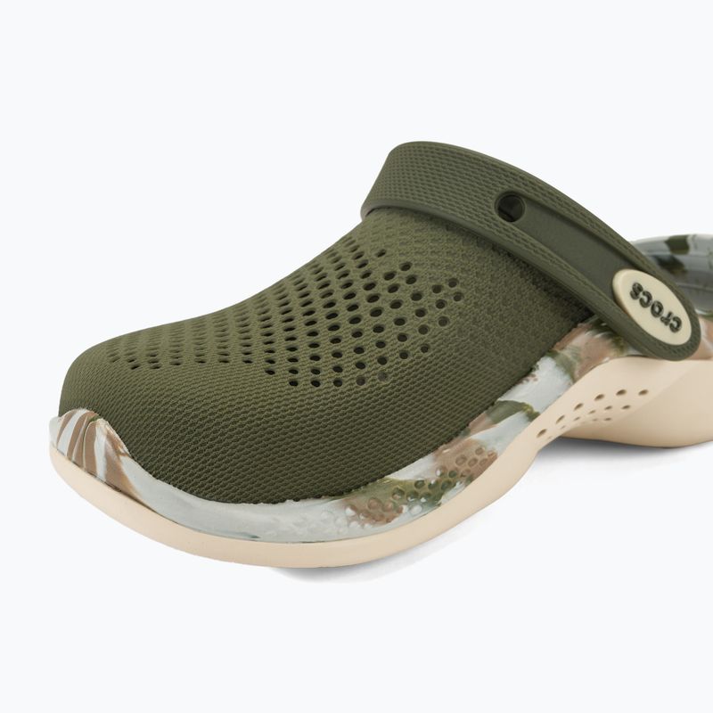 Crocs LiteRide 360 Marbled Clog verde militare/multi Ciabatte 8