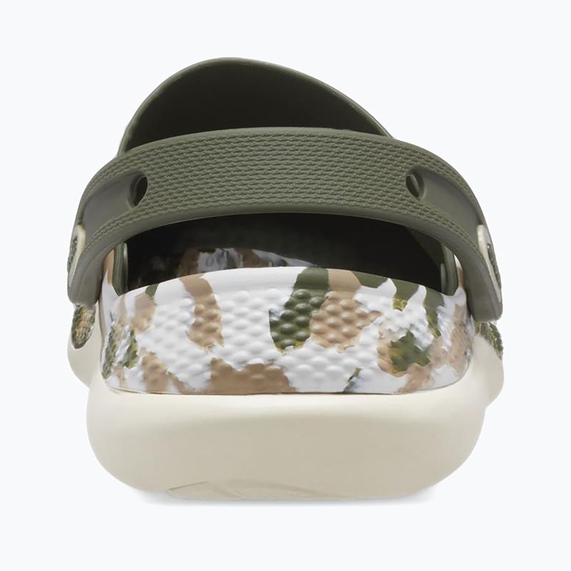 Crocs LiteRide 360 Marbled Clog verde militare/multi Ciabatte 11
