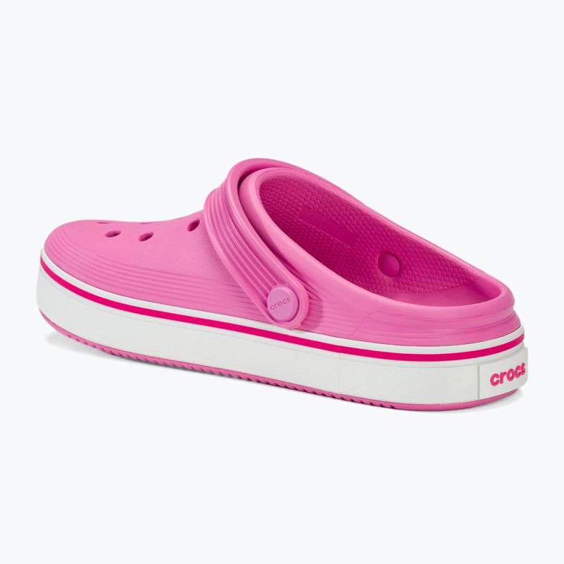 Crocs Crocband Clean Off Court Clog taffy rosa ciabatte per bambini 4