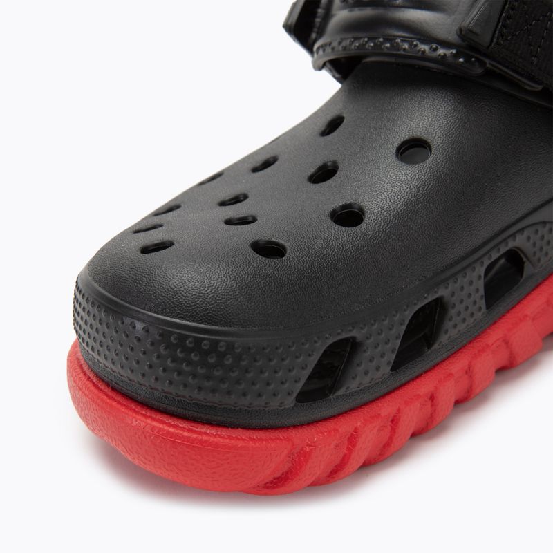 Infradito Crocs Duet Max II Clog nero/rosso scuro 7