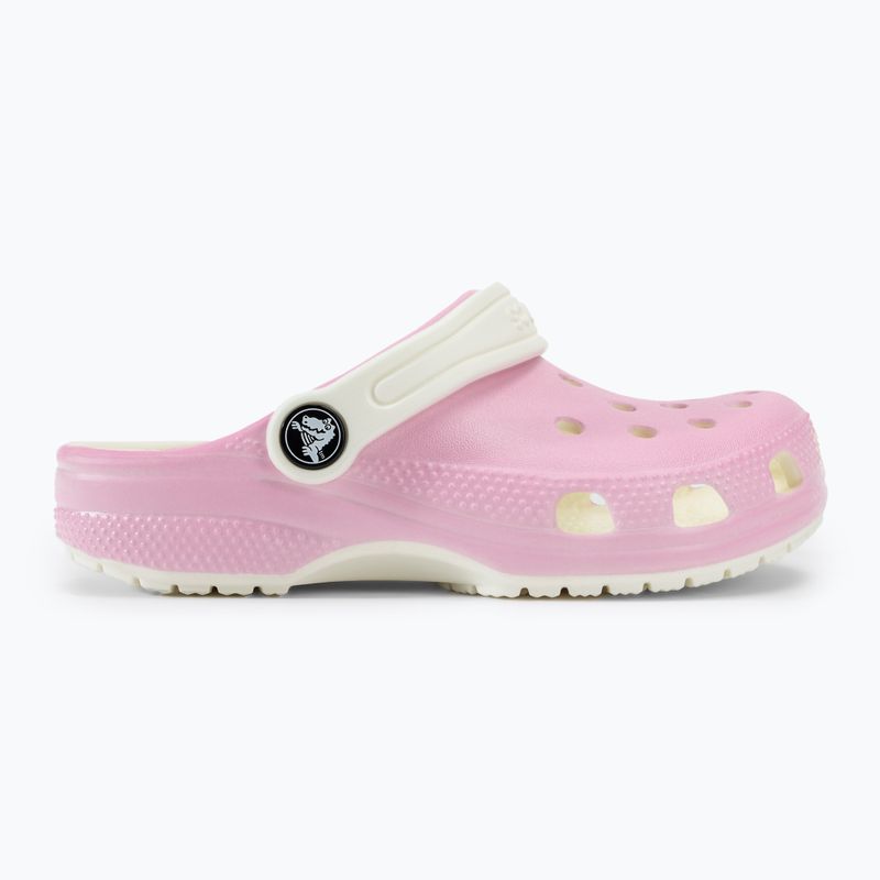 Infradito Crocs Classic Glow in the Dark con fenicottero per bambini 3