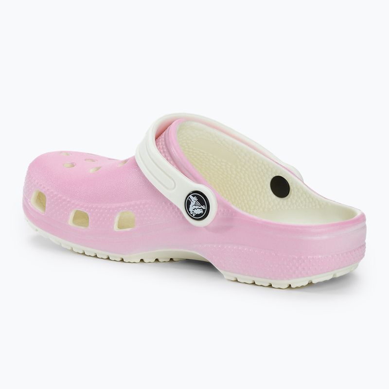 Infradito Crocs Classic Glow in the Dark con fenicottero per bambini 4