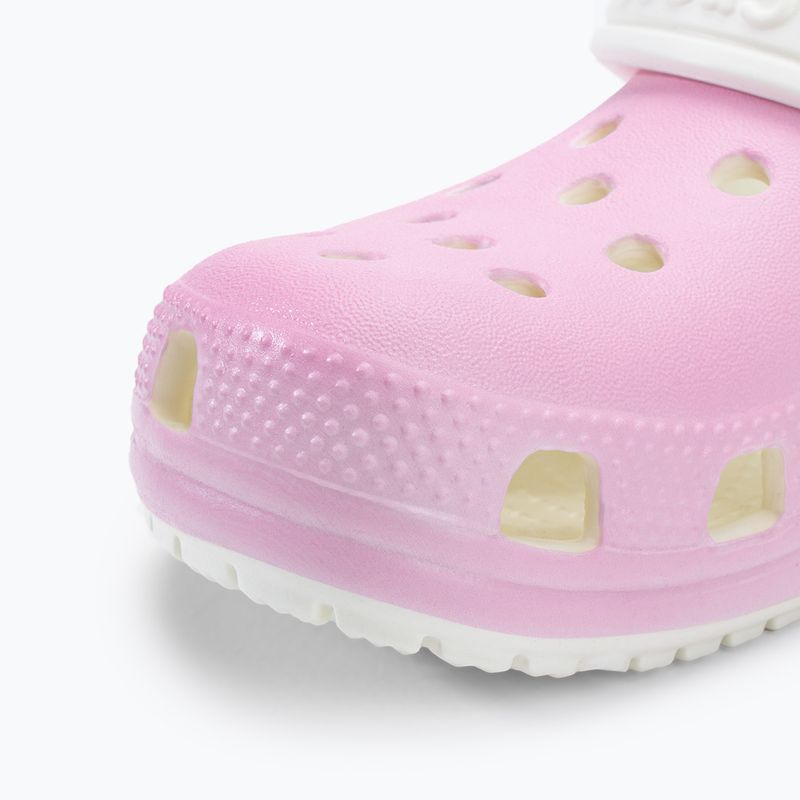 Infradito Crocs Classic Glow in the Dark con fenicottero per bambini 8