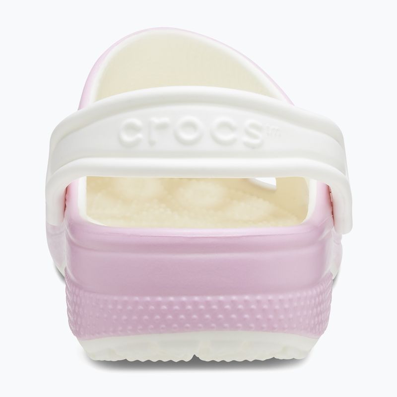 Infradito Crocs Classic Glow in the Dark con fenicottero per bambini 11