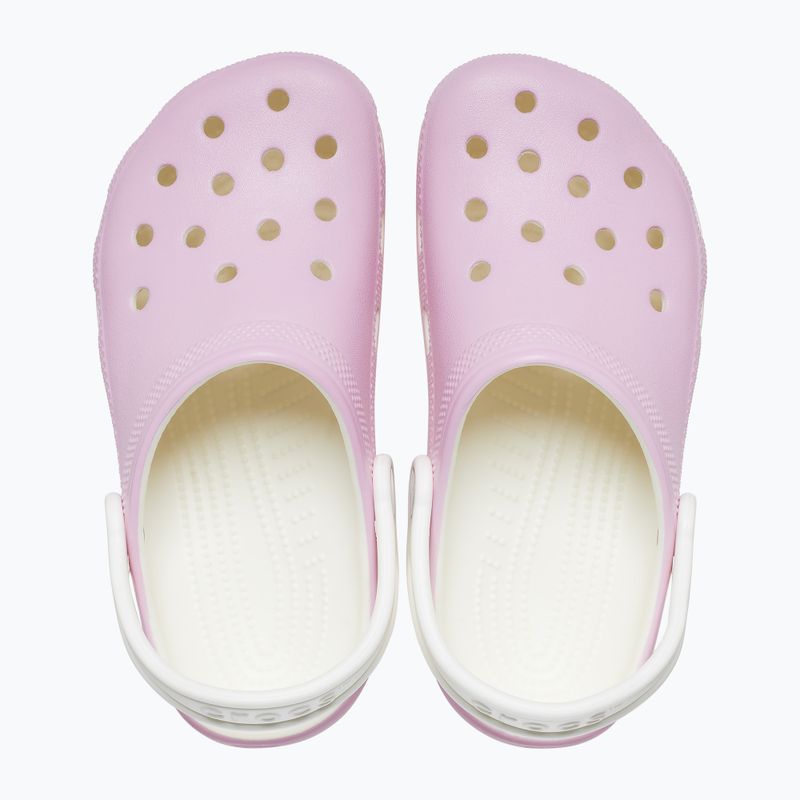 Infradito Crocs Classic Glow in the Dark con fenicottero per bambini 12