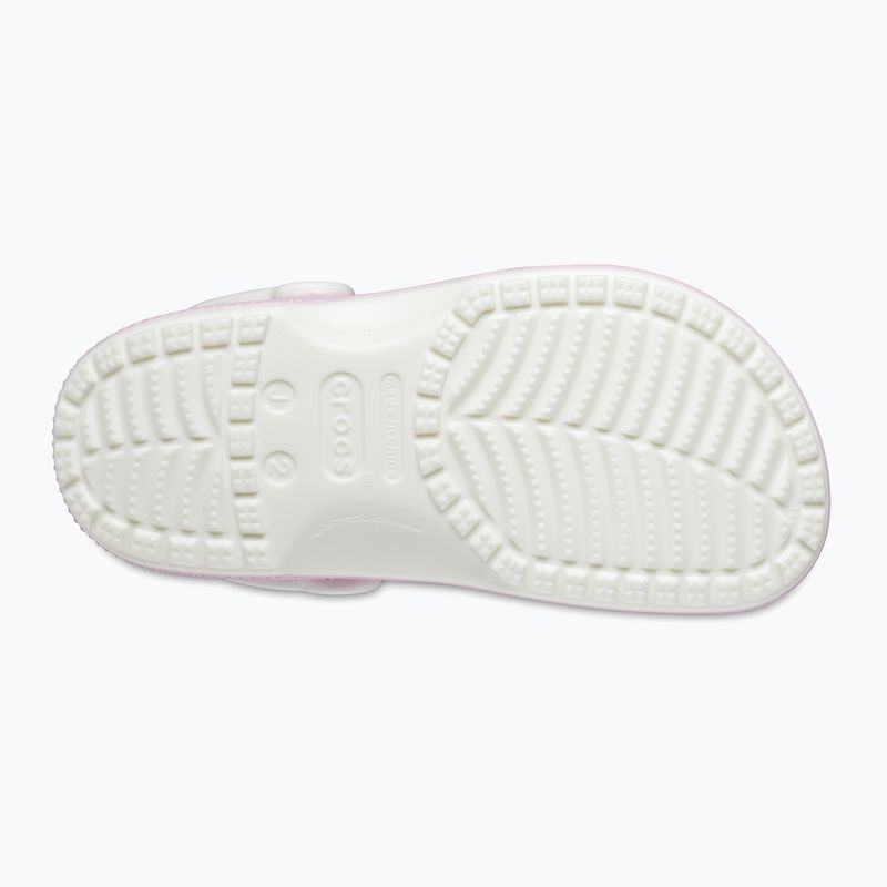 Infradito Crocs Classic Glow in the Dark con fenicottero per bambini 13