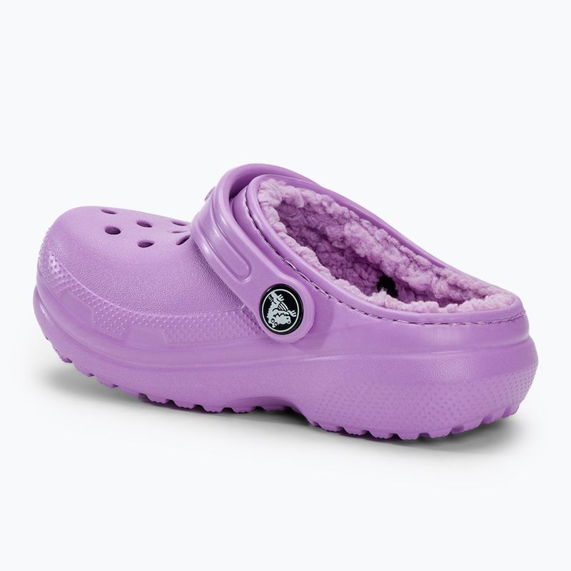 Infradito Crocs Classic Foderato orchidea per bambini 4