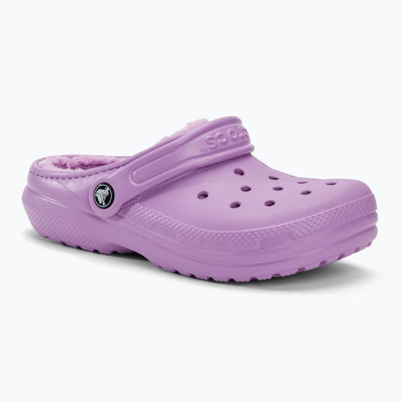 Infradito Crocs Classic Foderato orchidea per bambini