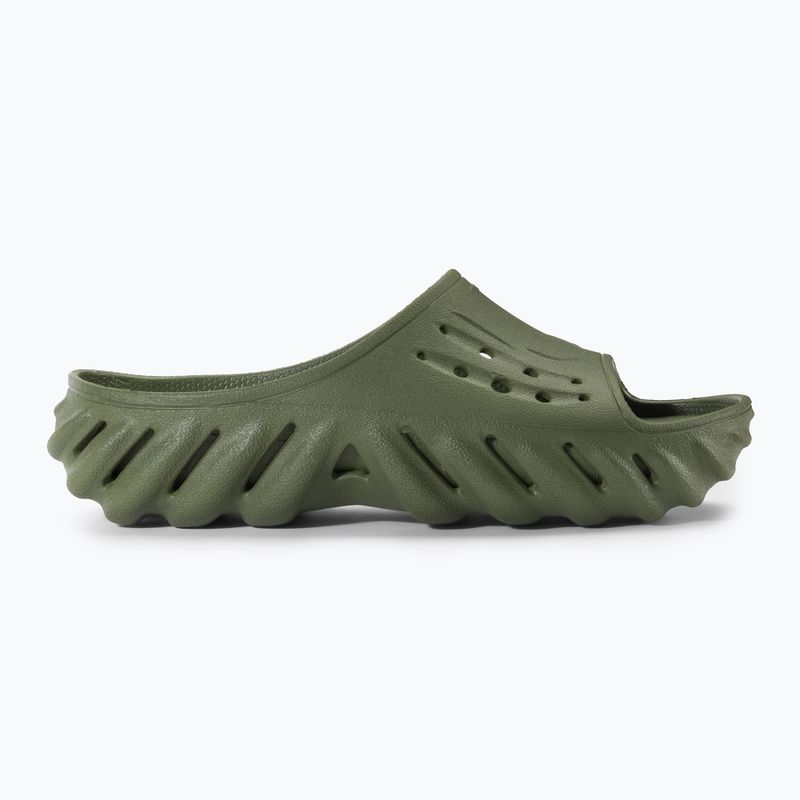 Ciabatte Crocs Echo Slide verde militare 2