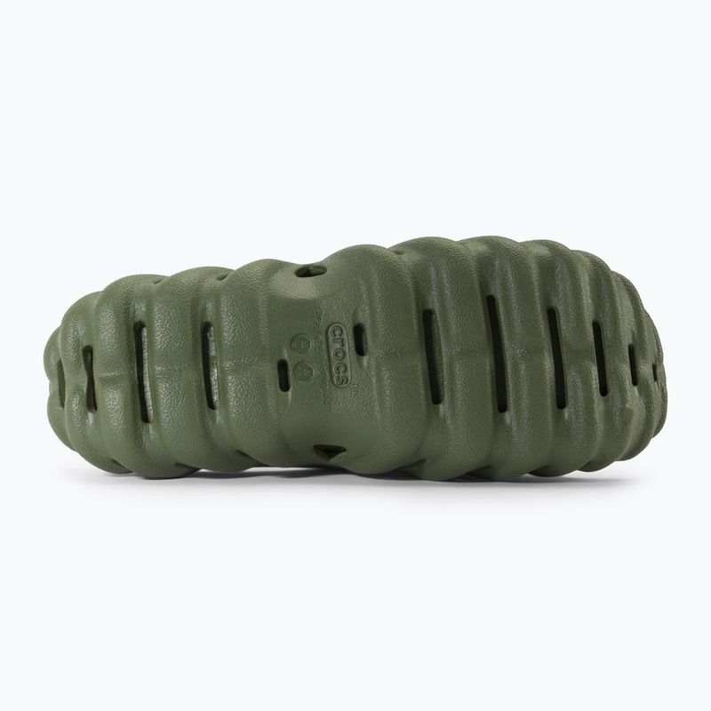 Ciabatte Crocs Echo Slide verde militare 4