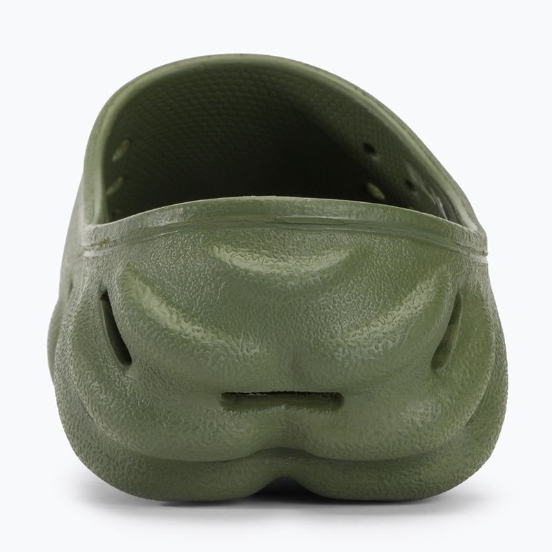 Ciabatte Crocs Echo Slide verde militare 6