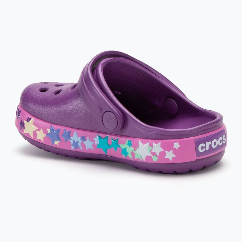 Crocs Crocband Lights Clog Toddler infradito ametista 4