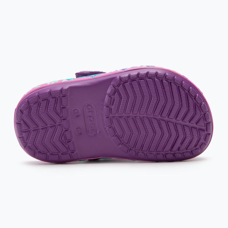 Crocs Crocband Lights Clog Toddler infradito ametista 5