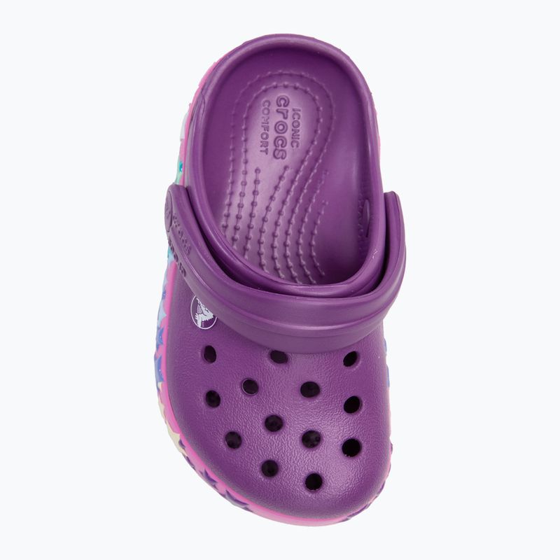 Crocs Crocband Lights Clog Toddler infradito ametista 6