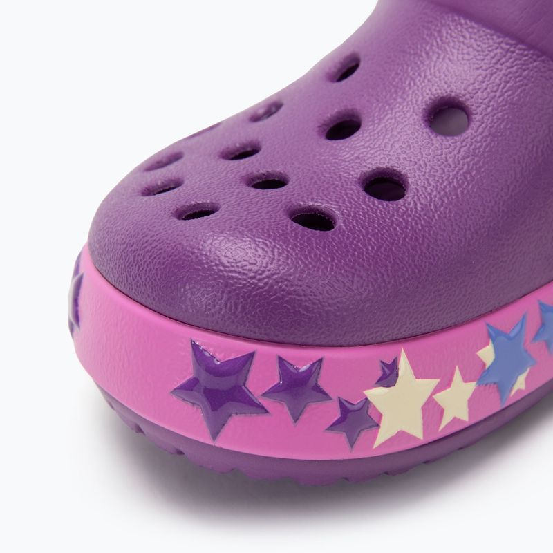 Crocs Crocband Lights Clog Toddler infradito ametista 8