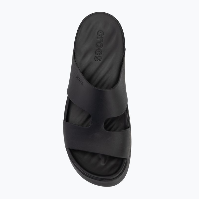 Crocs Gateway Platform H-Strap infradito donna nero 5