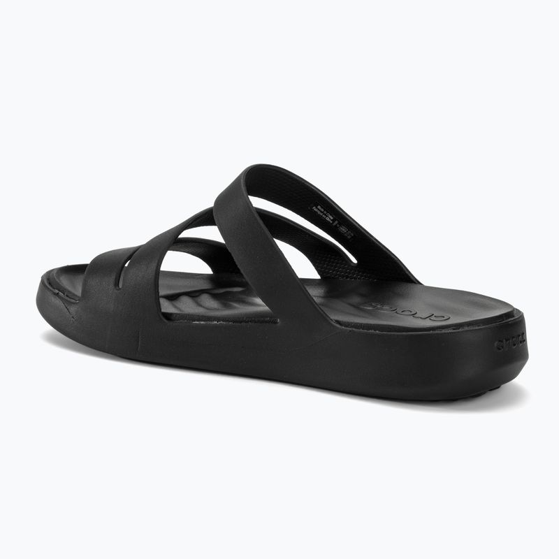 Crocs Getaway Strappy infradito nero 3